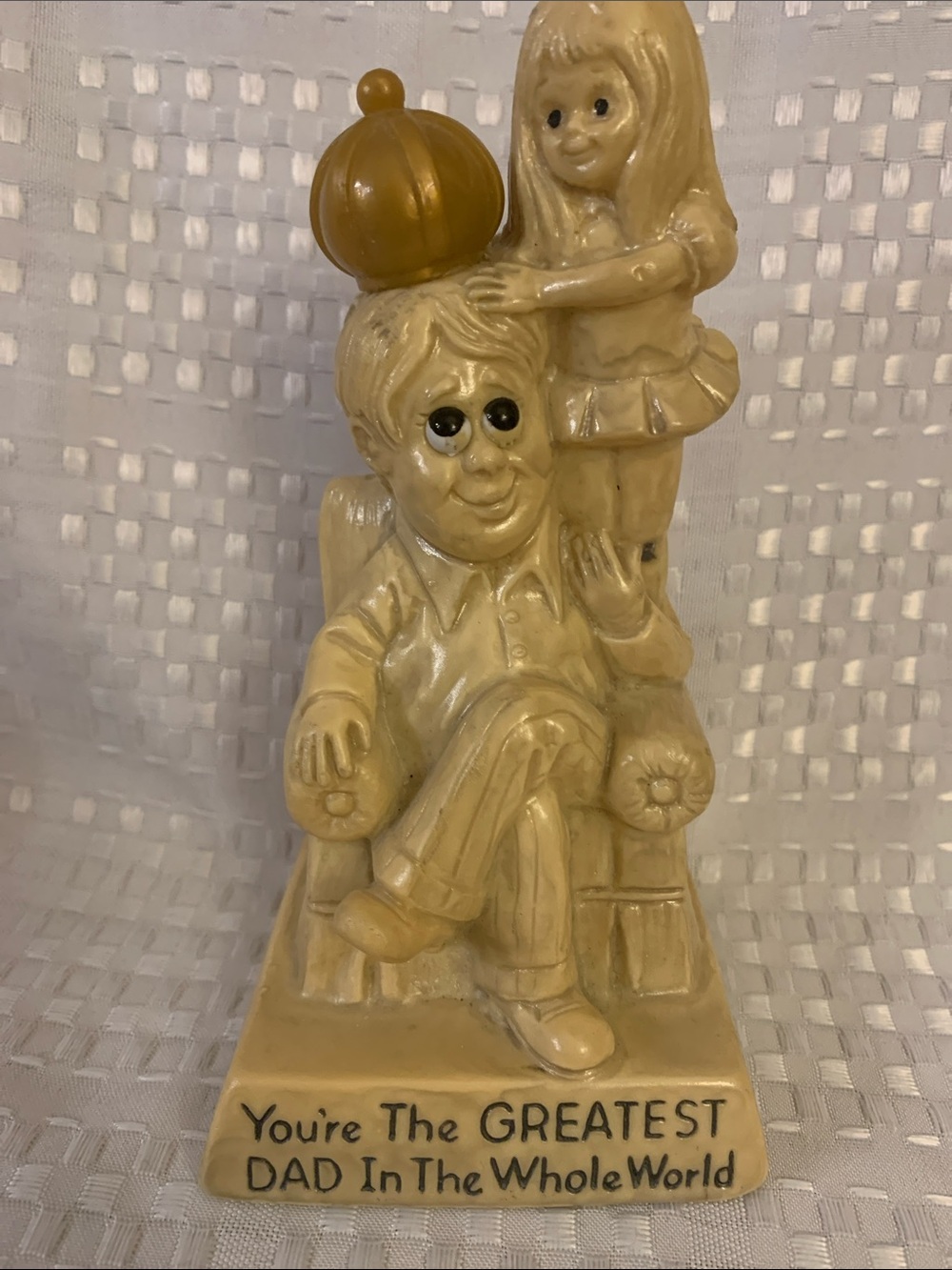 'R & S Berries figurine, You're The Greatest Dad in the Whole World' 1971.